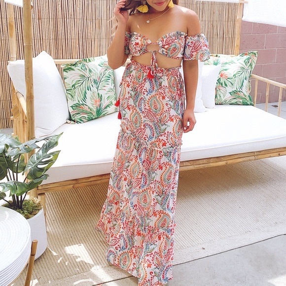 MAXI SKIRT AND TOP KYRA SET - Picture 6 of 7